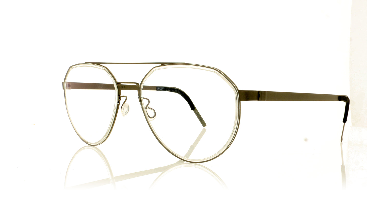 Lindberg Strip 9745 K117 Grey Glasses - Angle