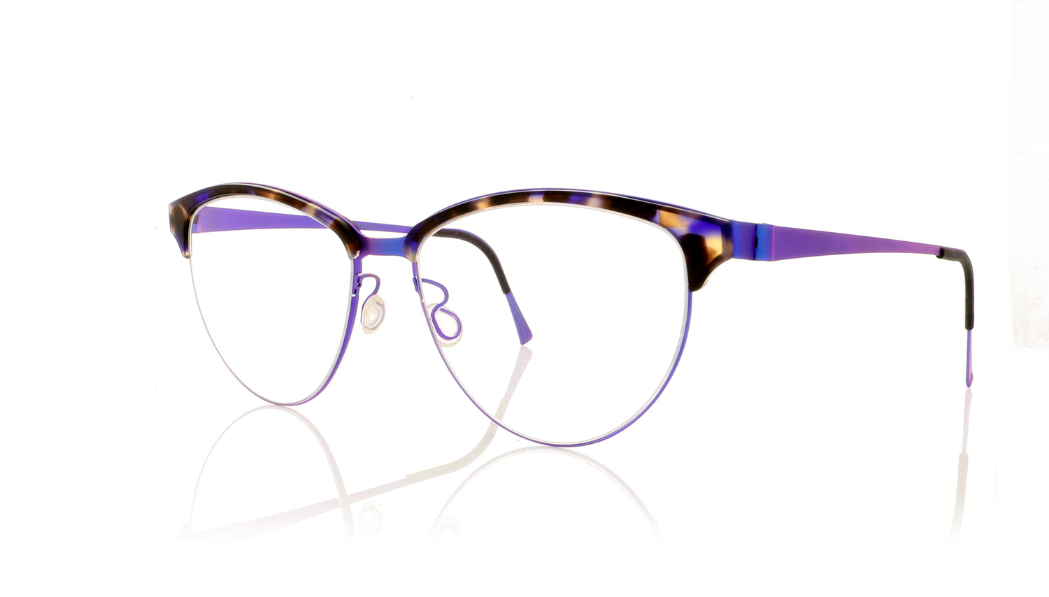 Lindberg Strip 9828 K173/77-T410 Tortoiseshell Glasses - Angle
