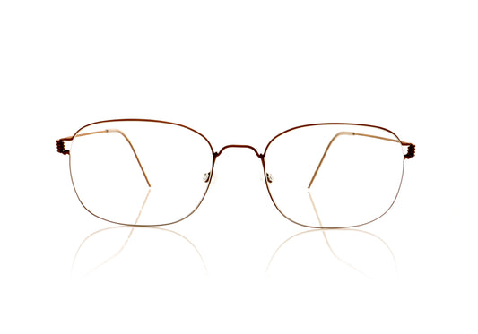 Lindberg Air Rim Mars U12 Brown Glasses - Front