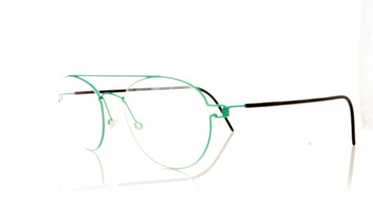 Lindberg Air Rim Christoffer K24/85 Green Glasses - Angle