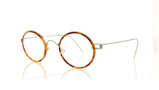 Lindberg Air titanium rim HARLEY K25-T10-10 Tortoiseshell Glasses - Angle