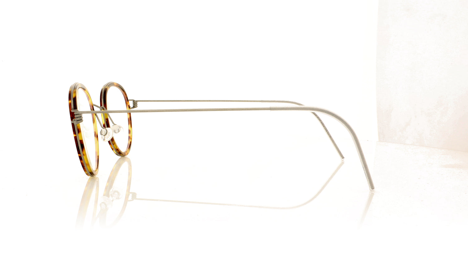 Lindberg Air titanium rim Jackie 10-T10-K177 Tortoise Glasses - Side