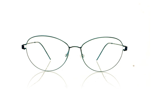 Lindberg Air Rim Lene 25 Blue Glasses - Front
