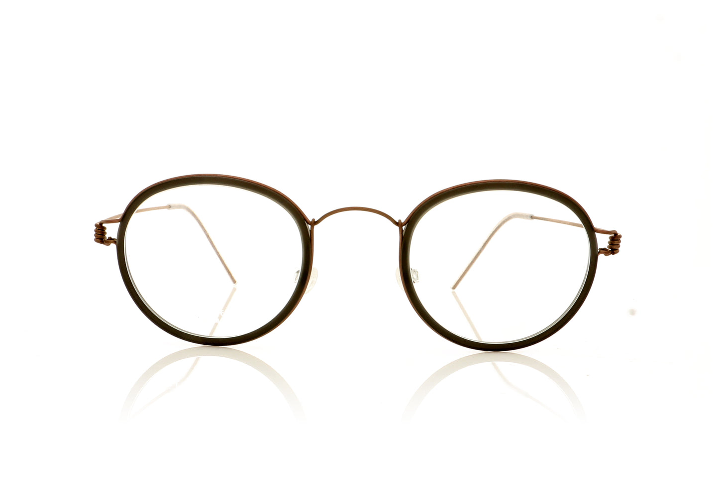 Lindberg Air Rim Lex U12 K199M 45 Brown Glasses - Front