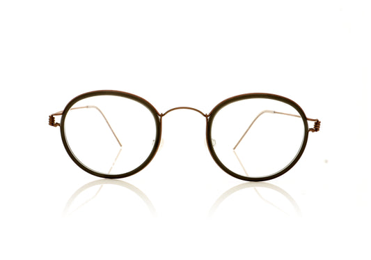 Lindberg Air Rim Lex U12 K199M 45 Brown Glasses - Front