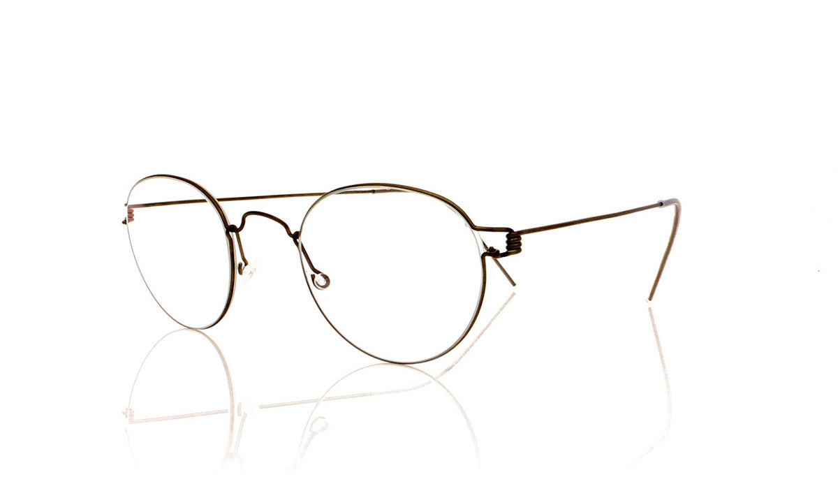 Lindberg Air titanium rim MATT 10/TB Matt Silver Glasses - Angle