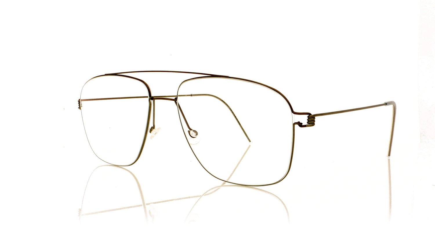 Lindberg air titanium rim Mikkel C10-B Matte silver Glasses - Angle