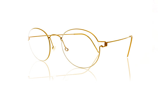 Lindberg Morten PGT Shiny gold Glasses - Angle