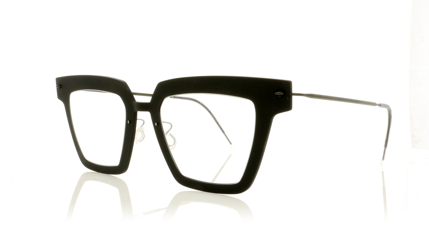 Lindberg n.o.w 6578 D16/U9 T804 Black Glasses - Angle