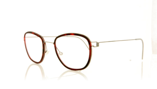 Lindberg Air Rim Niels K227/10 Red Glasses - Angle