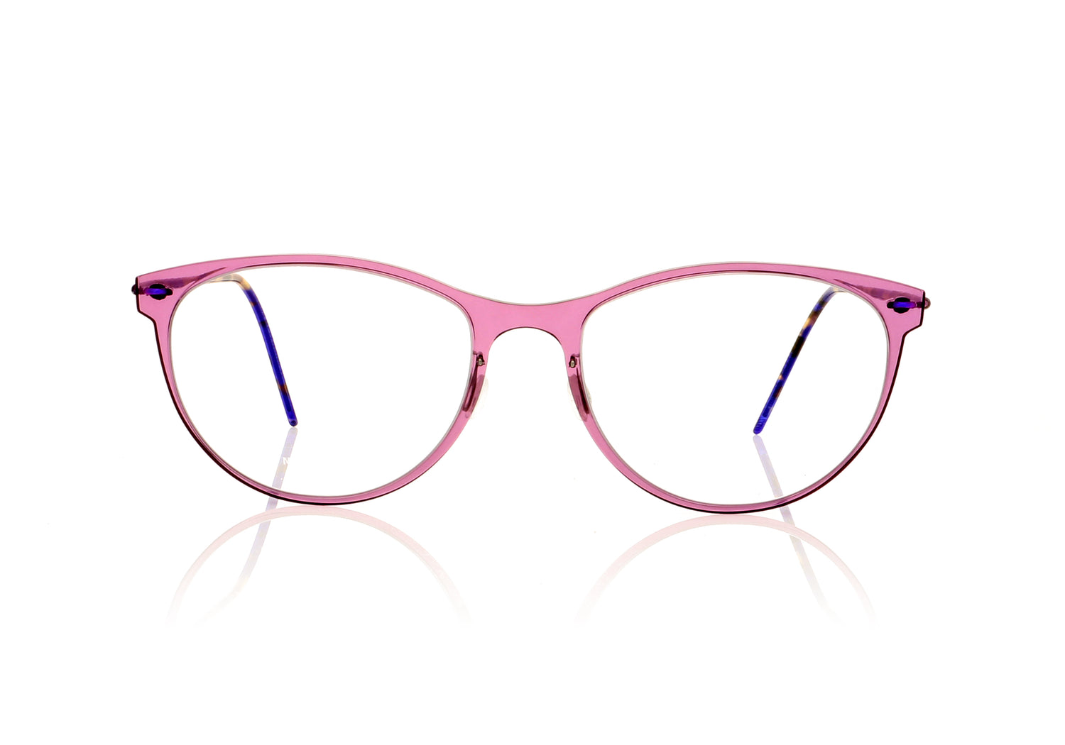 Lindberg NOW 6520 C19 K173/77 Purple Crystal Glasses - Front
