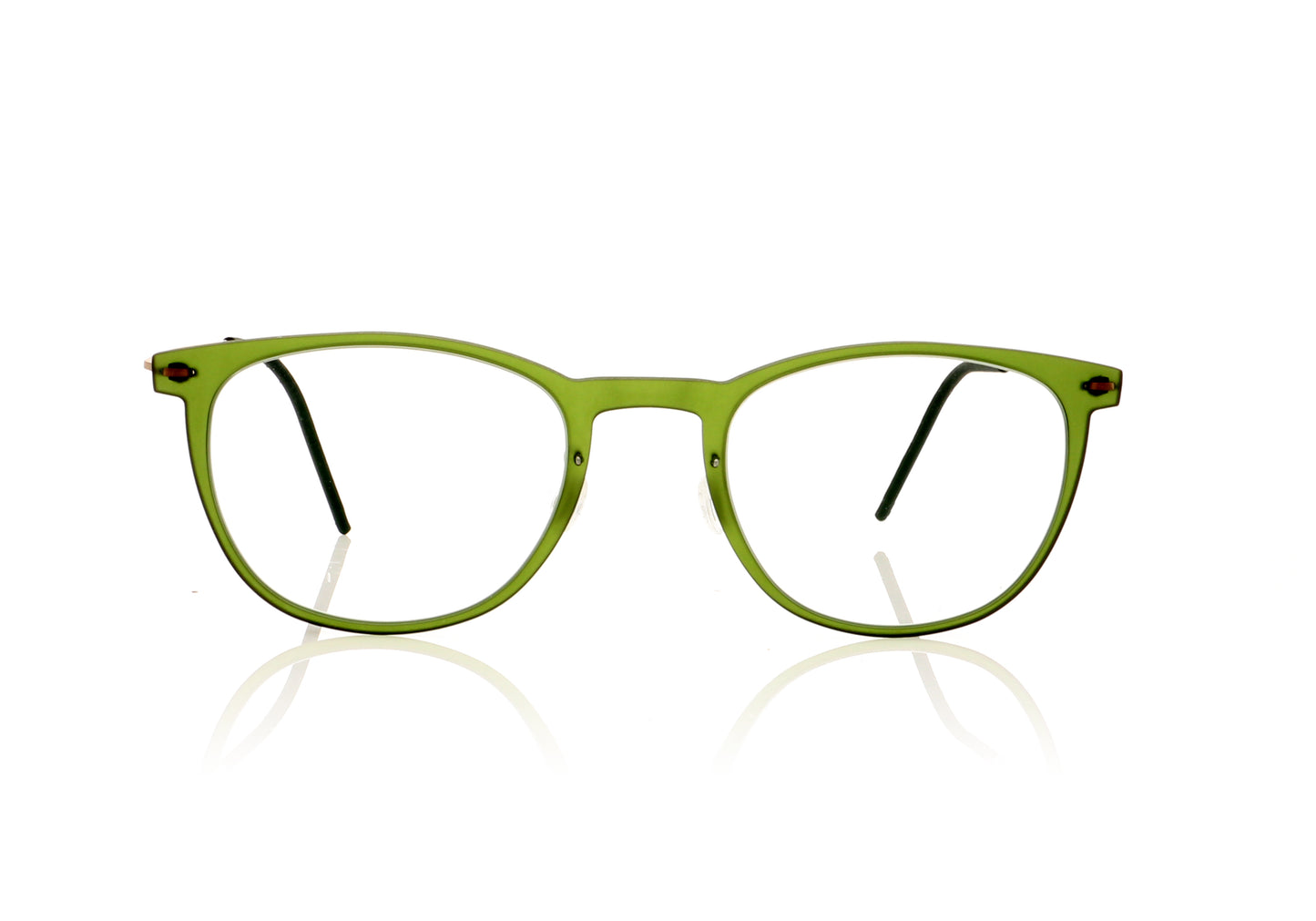 Lindberg NOW 6529 C11M U12 Temple 802 Green Glasses - Front