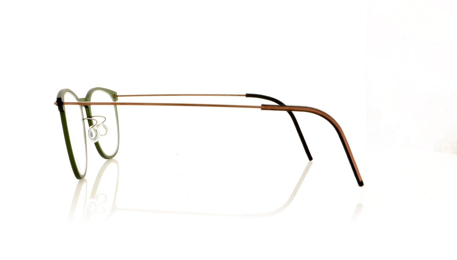 Lindberg NOW 6529 C11M U12 Temple 802 Green Glasses - Side