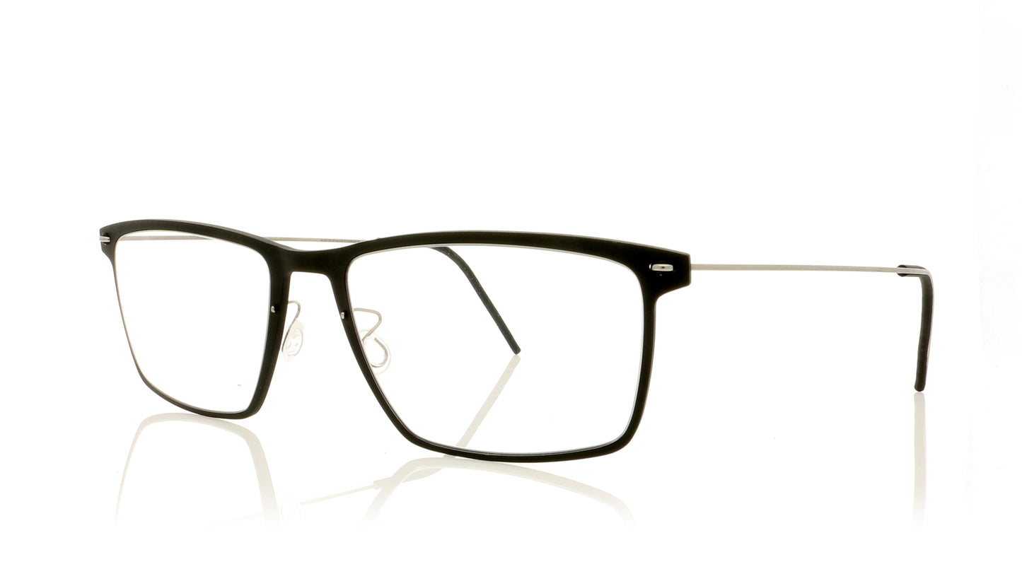 Lindberg NOW 6544 P10 D16 Temple 802 Black Glasses - Angle