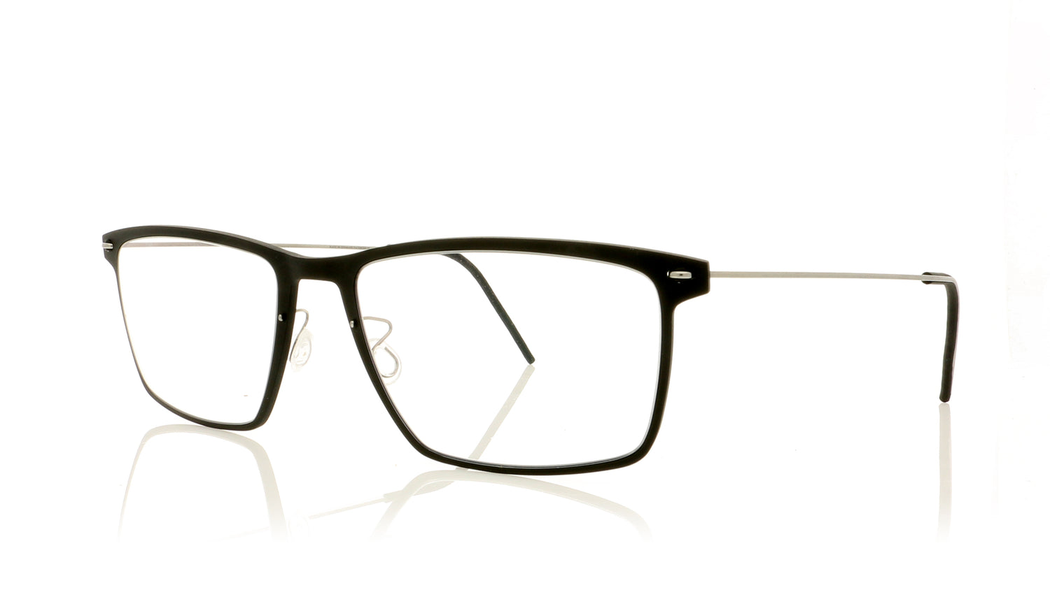 Lindberg NOW 6544 P10 D16 Temple 802 Black Glasses - Angle