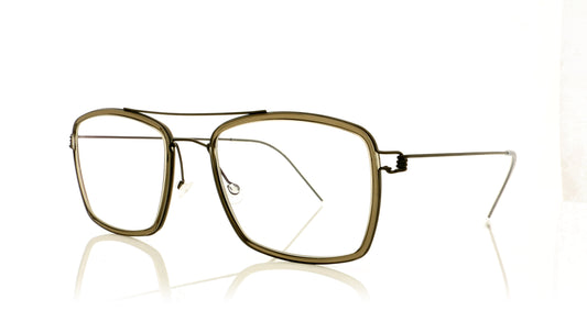 Lindberg Air Rim Oscar U9 K272 Grey Glasses - Angle