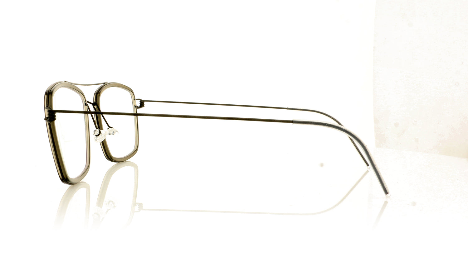Lindberg Air Rim Oscar U9 K272 Grey Glasses - Side