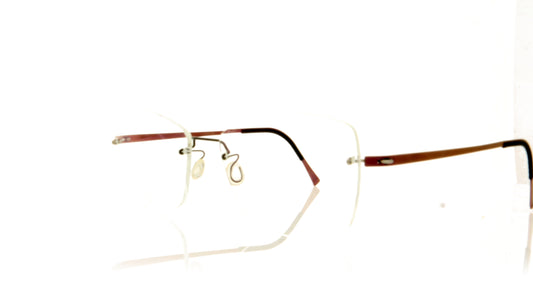 Lindberg Spirit T600 Shape 2237 U33/P10/U9 U33 sides, P10Clips, U9 bridge Glasses - Angle