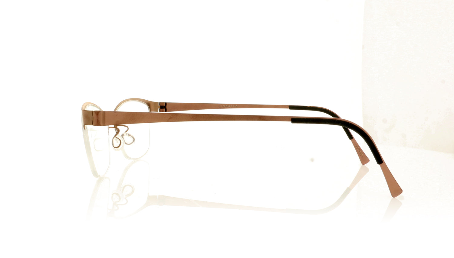 Lindberg Strip 7380 U12 Bronze Glasses - Side