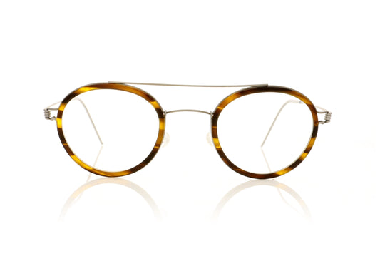 Lindberg Air titanium rim Teitur 10-10-K251 Tortoiseshell Glasses - Front