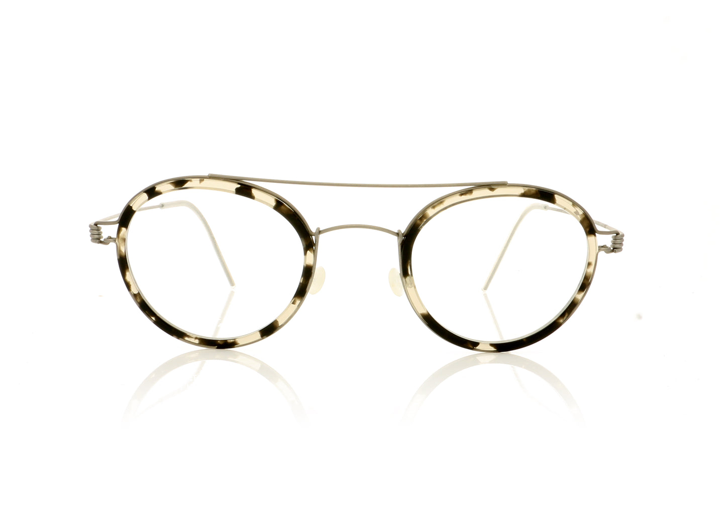 Lindberg Air Rim Teitur 10 K217 Grey Marble Glasses - Front