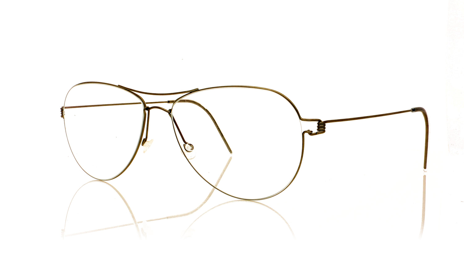Lindberg air titanium rim Tilda P10-B Silver Glasses - Angle