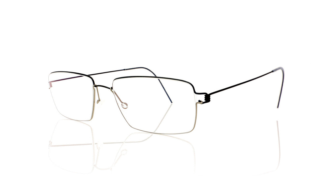 Lindberg Air titanium TIM U13/P10 Upper Rim Blue Glasses - Angle