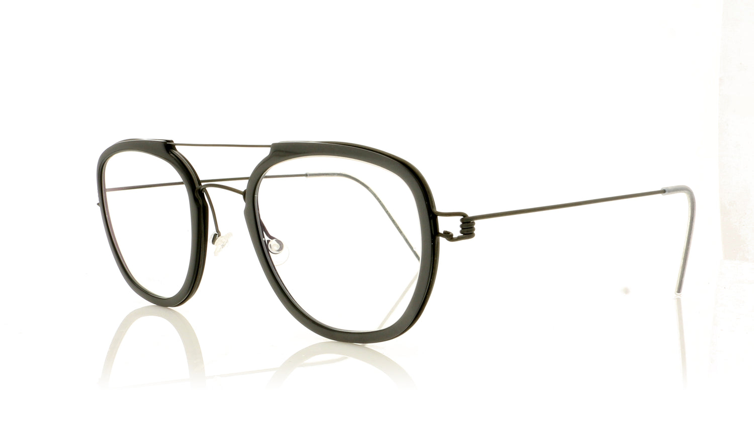 Lindberg Air Rim William U9 K189 Grey Glasses - Angle