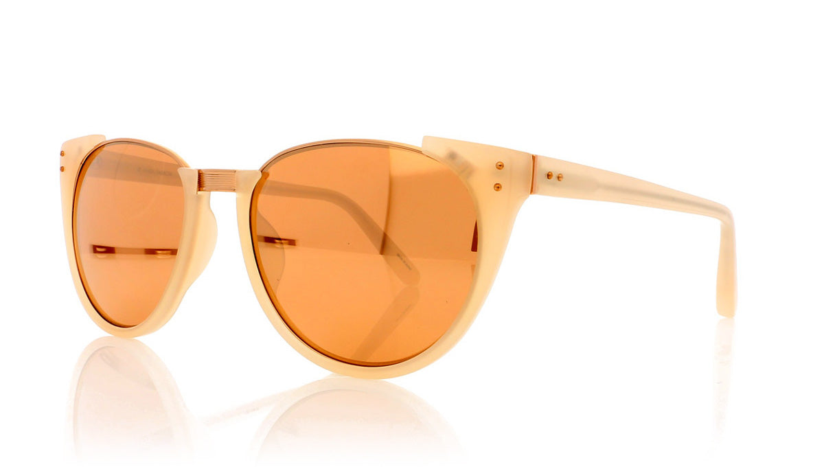 Linda Farrow LFL/136 C13 Lf Milky Pnk Sunglasses - Angle