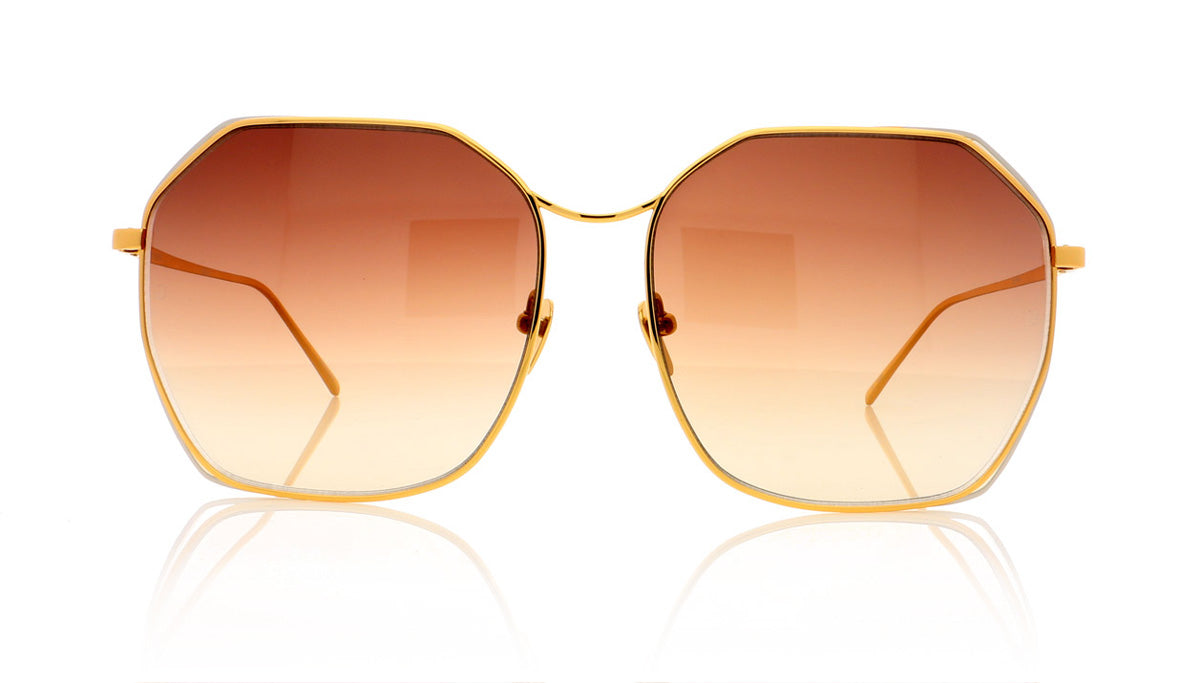 Linda Farrow LFL/350 C1 Lf Gld Sunglasses - Front