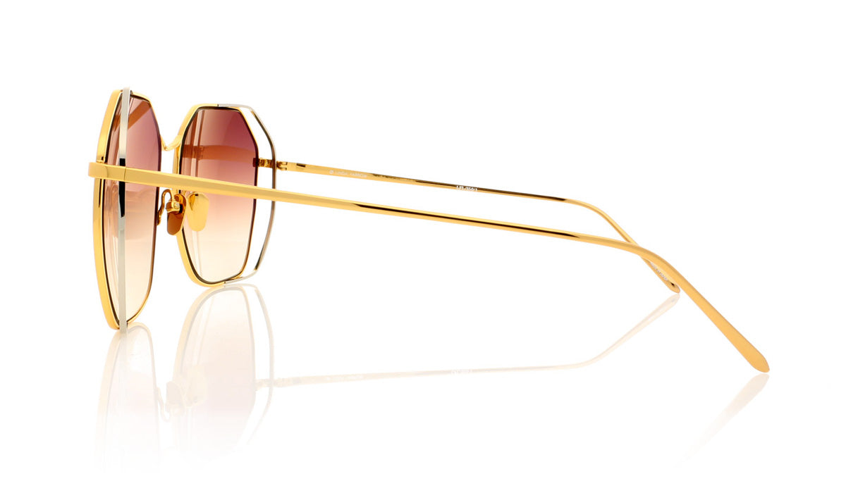 Linda Farrow LFL/350 C1 Lf Gld Sunglasses - Side