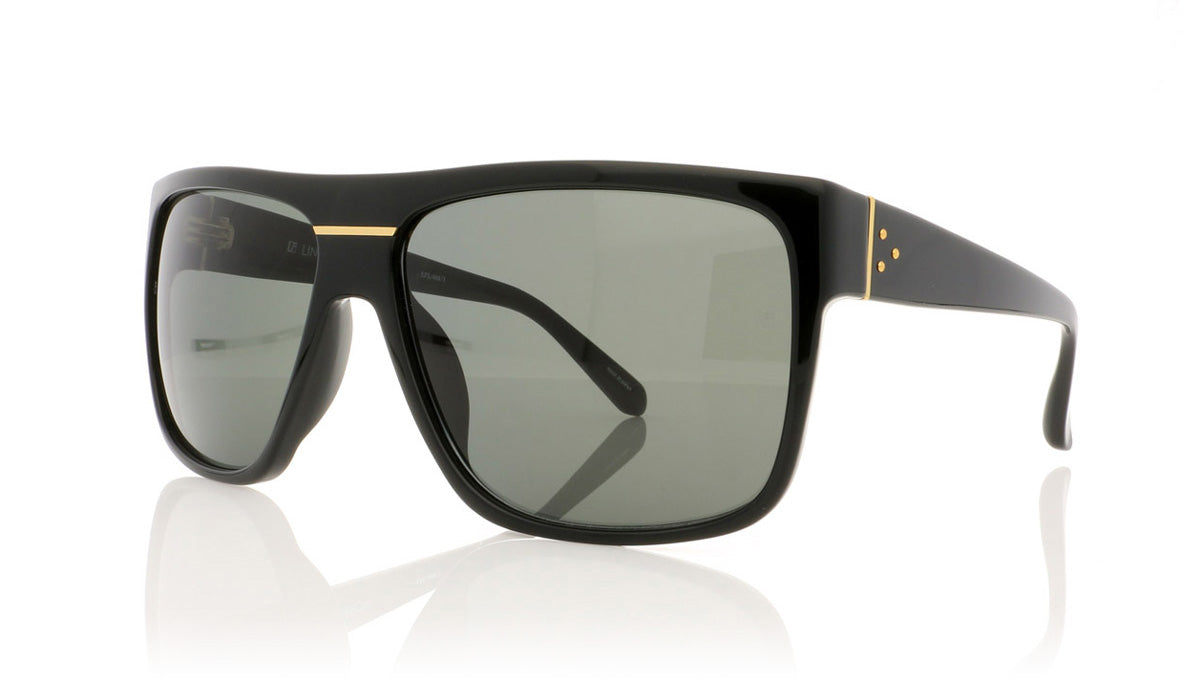 Linda Farrow LFL/408 C1 Black Sunglasses - Angle