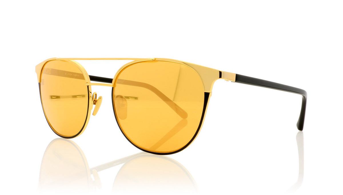 Linda Farrow LFL/421 C2 Lf Yl Gld Sunglasses - Angle