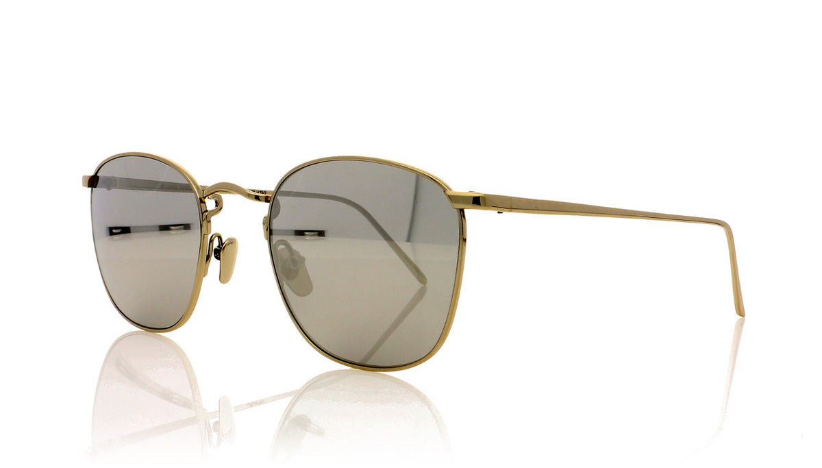 Linda Farrow LFL/479 C2 White Gold Sunglasses - Angle