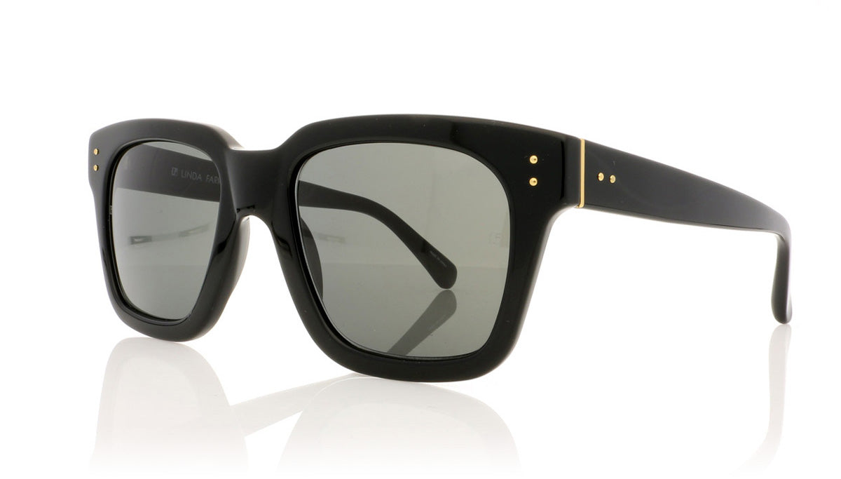 Linda Farrow LFL/71 C4 Lf Black Sunglasses - Angle