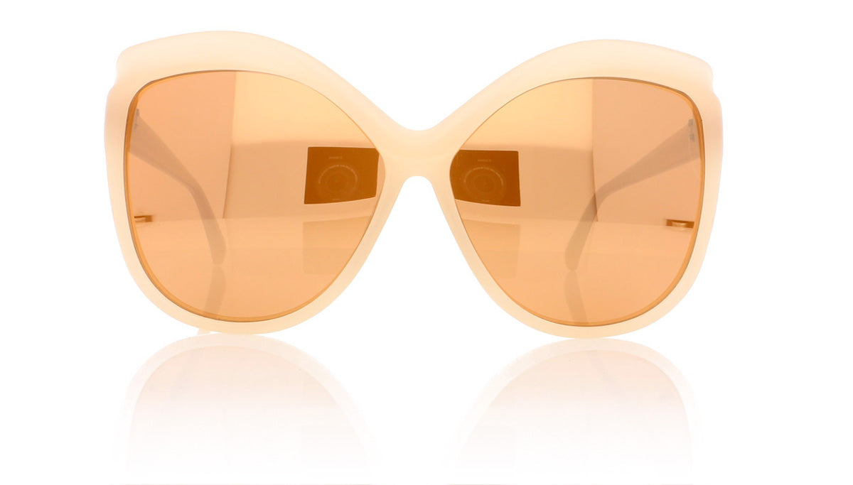 Linda Farrow LFL465 C4 Milky Pink Sunglasses - Front
