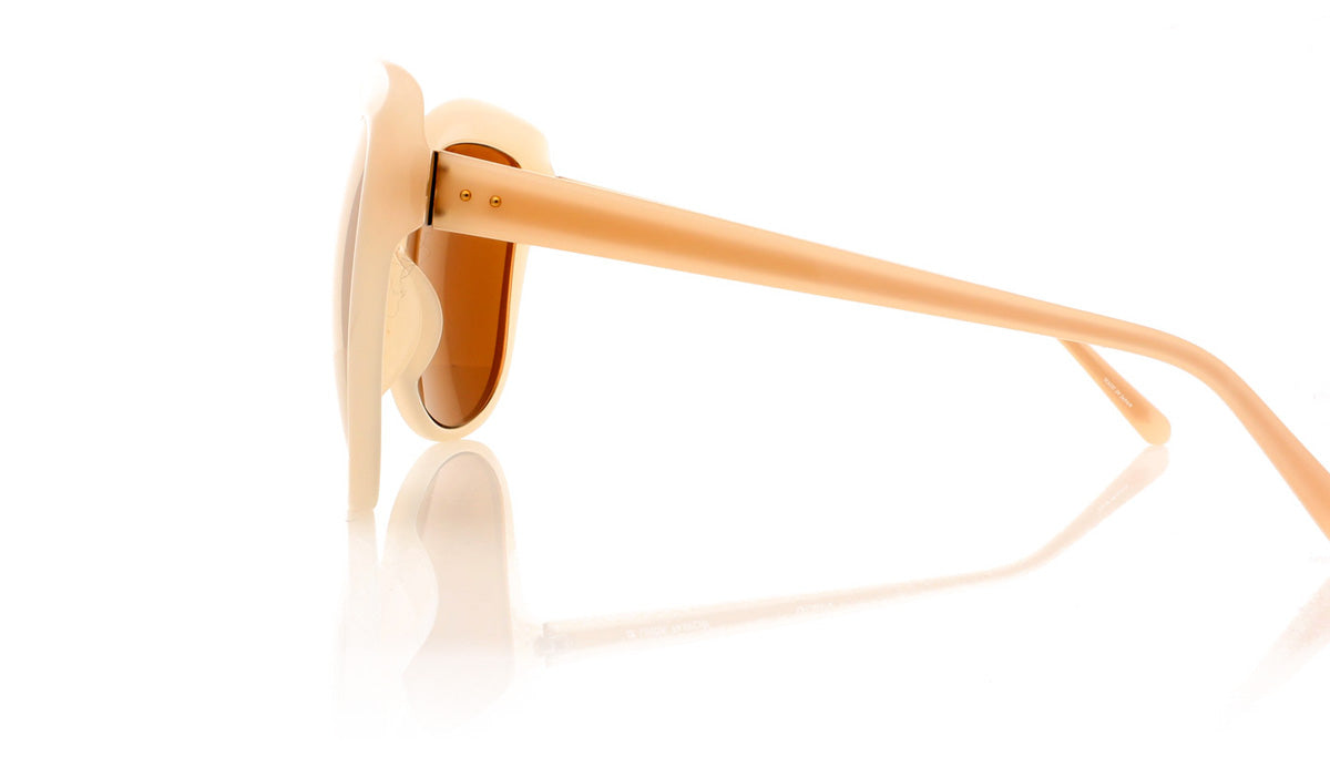 Linda Farrow LFL465 C4 Milky Pink Sunglasses - Side