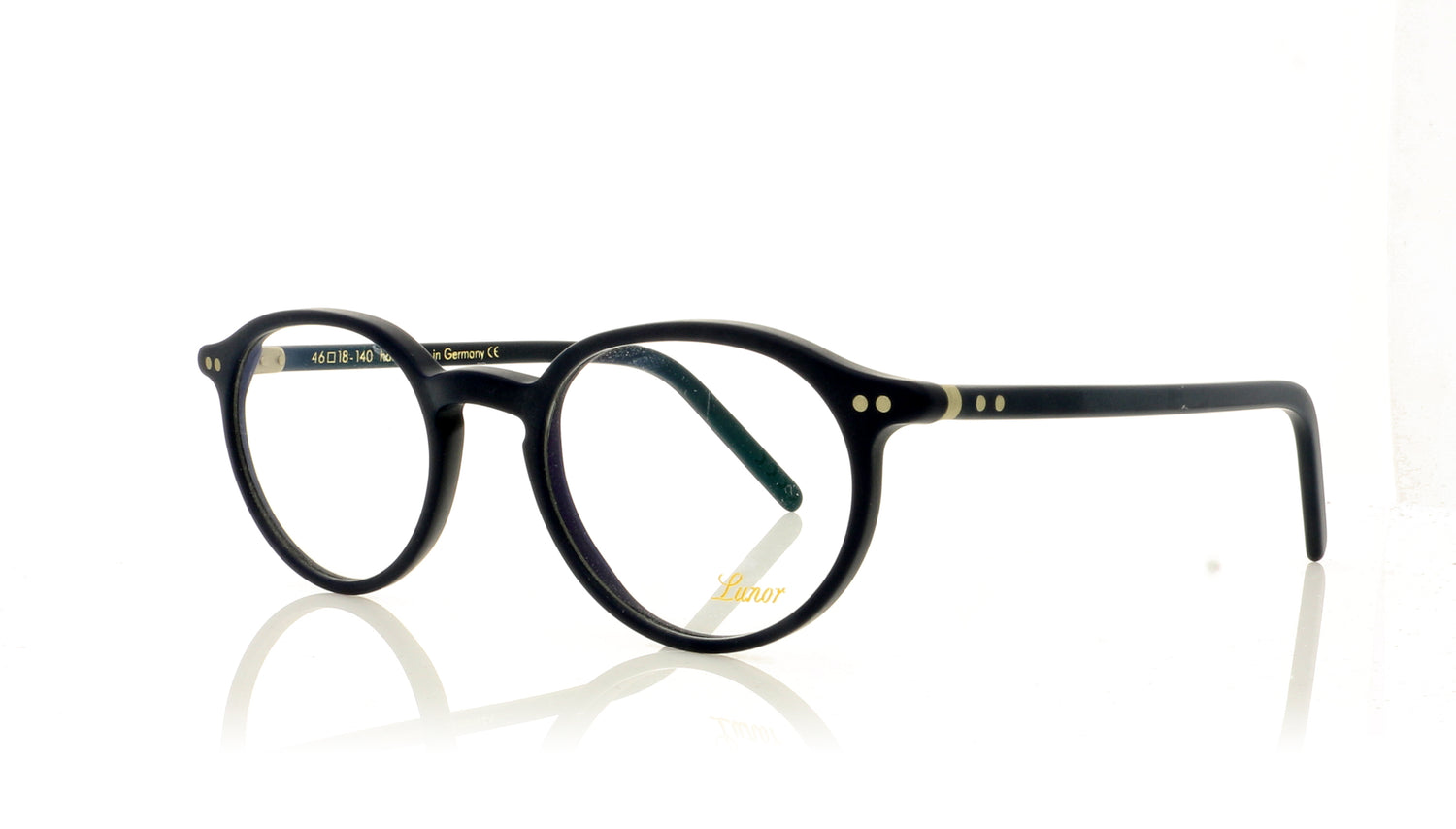 Lunor LU215 A5 Model 215 26M Blue Glasses - Angle