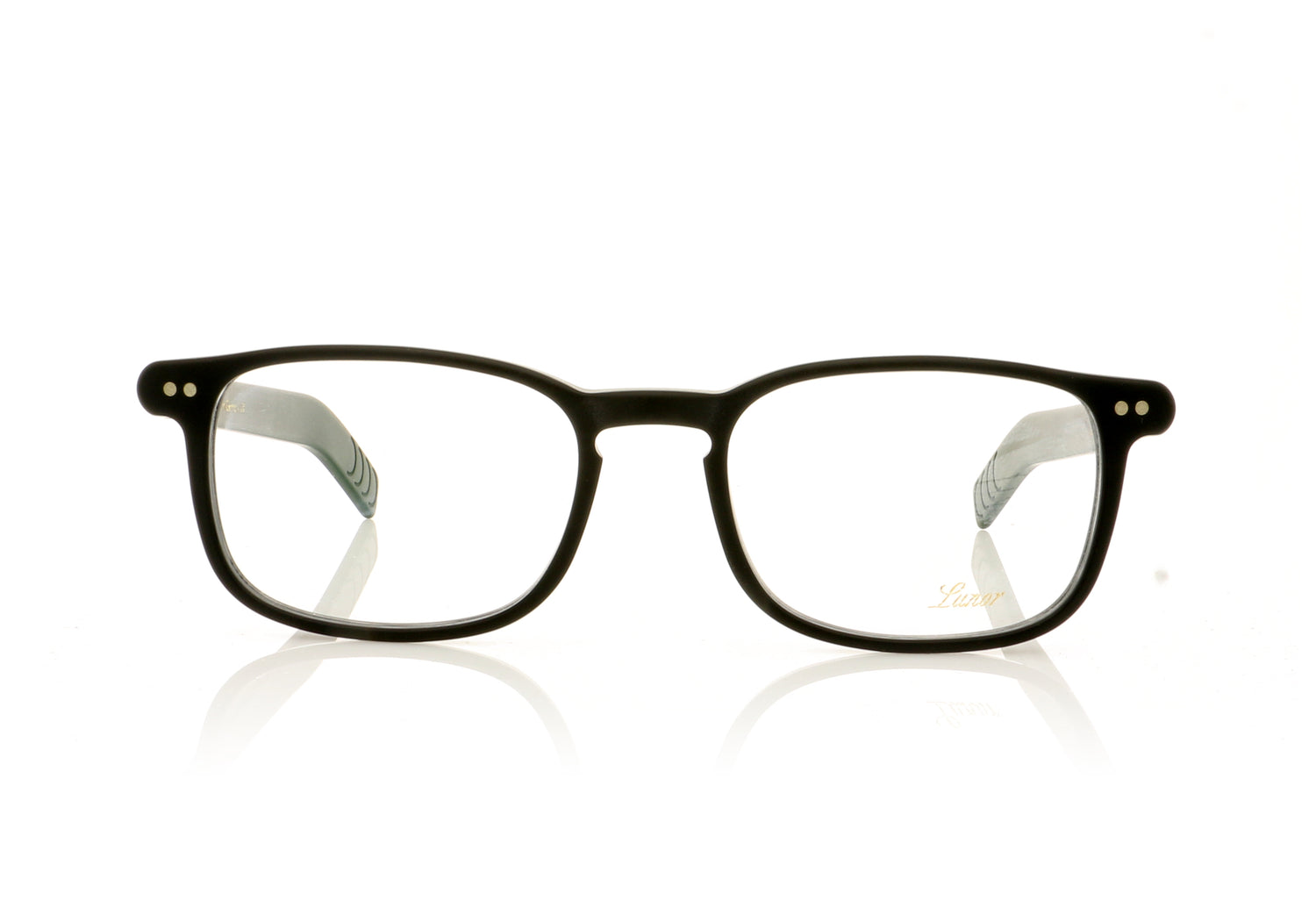 Lunor LU244 A6 Model 244 1 Black Glasses - Front