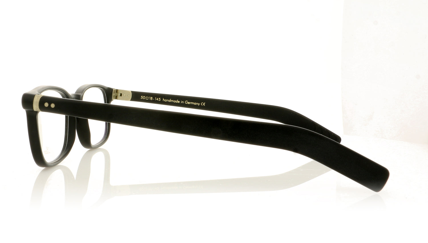 Lunor LU244 A6 Model 244 1 Black Glasses - Side