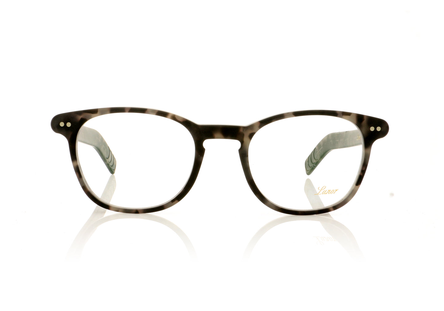 Lunor LU246 A6 Model 246 18M Grey Tortoise Glasses - Front