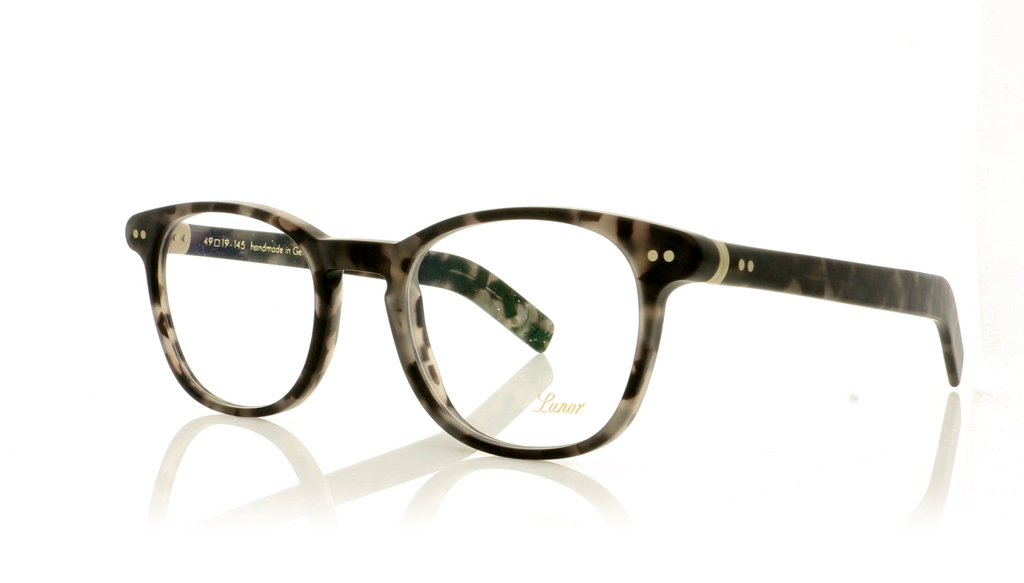 Lunor LU246 A6 Model 246 18M Grey Tortoise Glasses - Angle