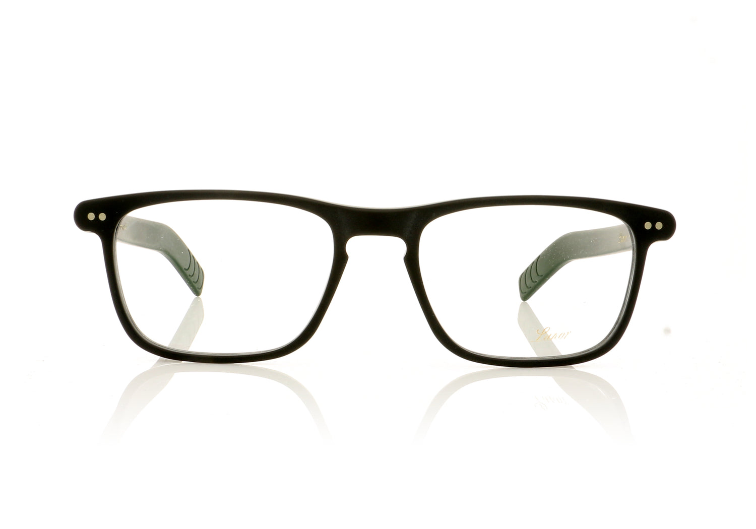 Lunor LU250 A6 Model 250 01M Black Glasses - Front