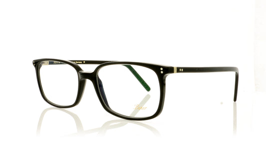 Lunor LU317 A9 Model 317 1 Gloss Black Glasses - Angle