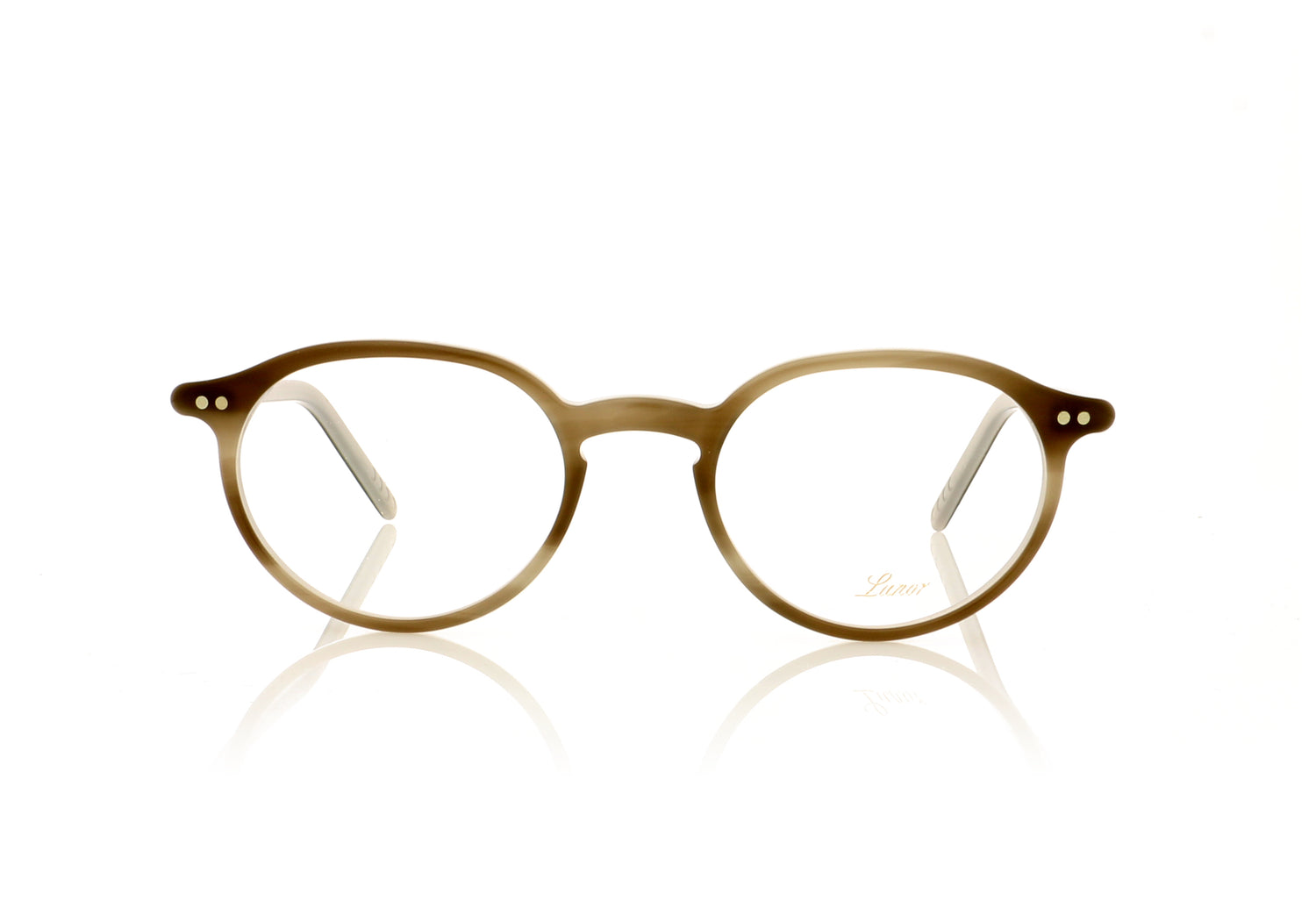 Lunor LU215 36 Grey Tortoise Glasses - Front