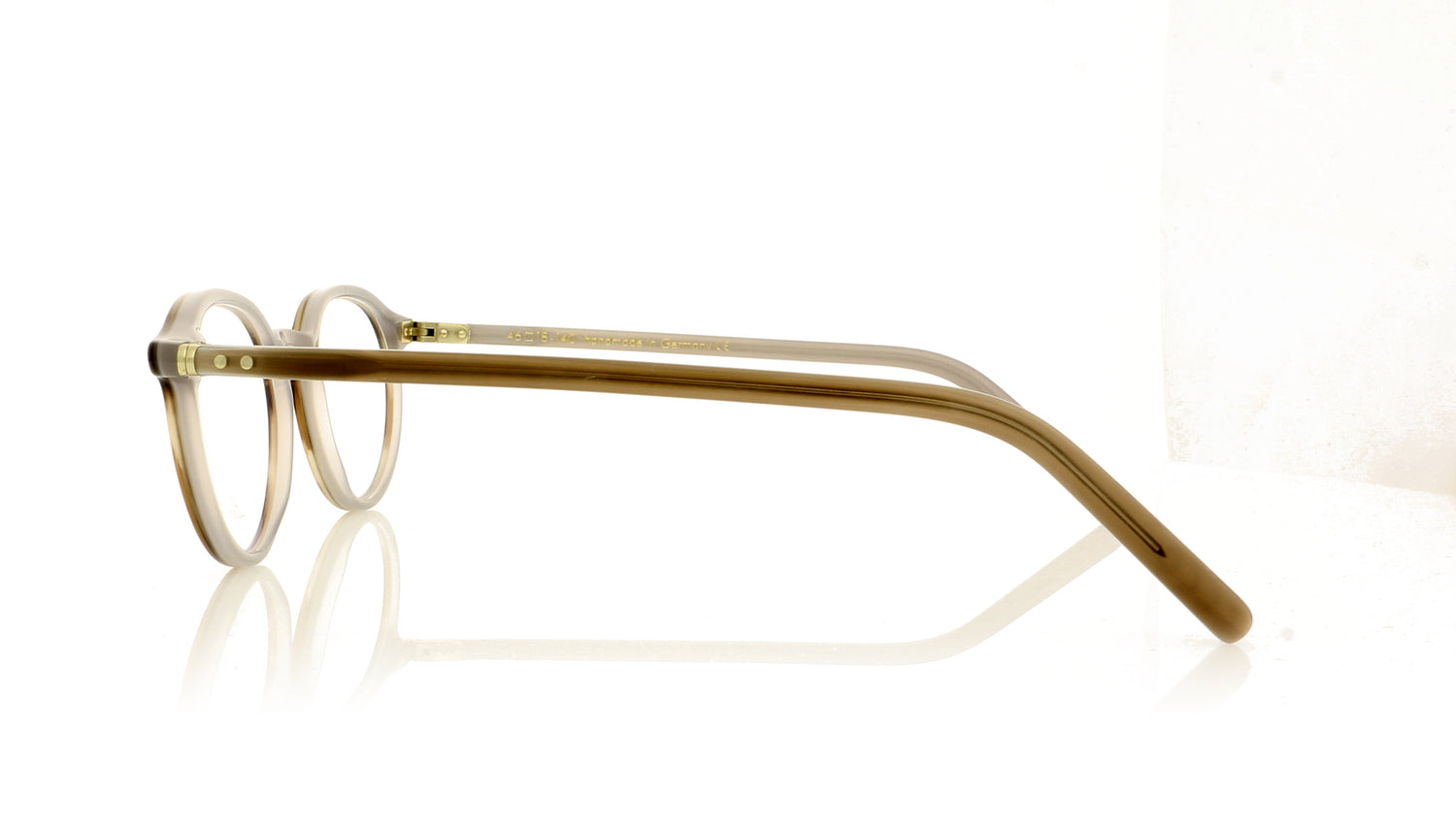 Lunor LU215 36 Grey Tortoise Glasses - Side