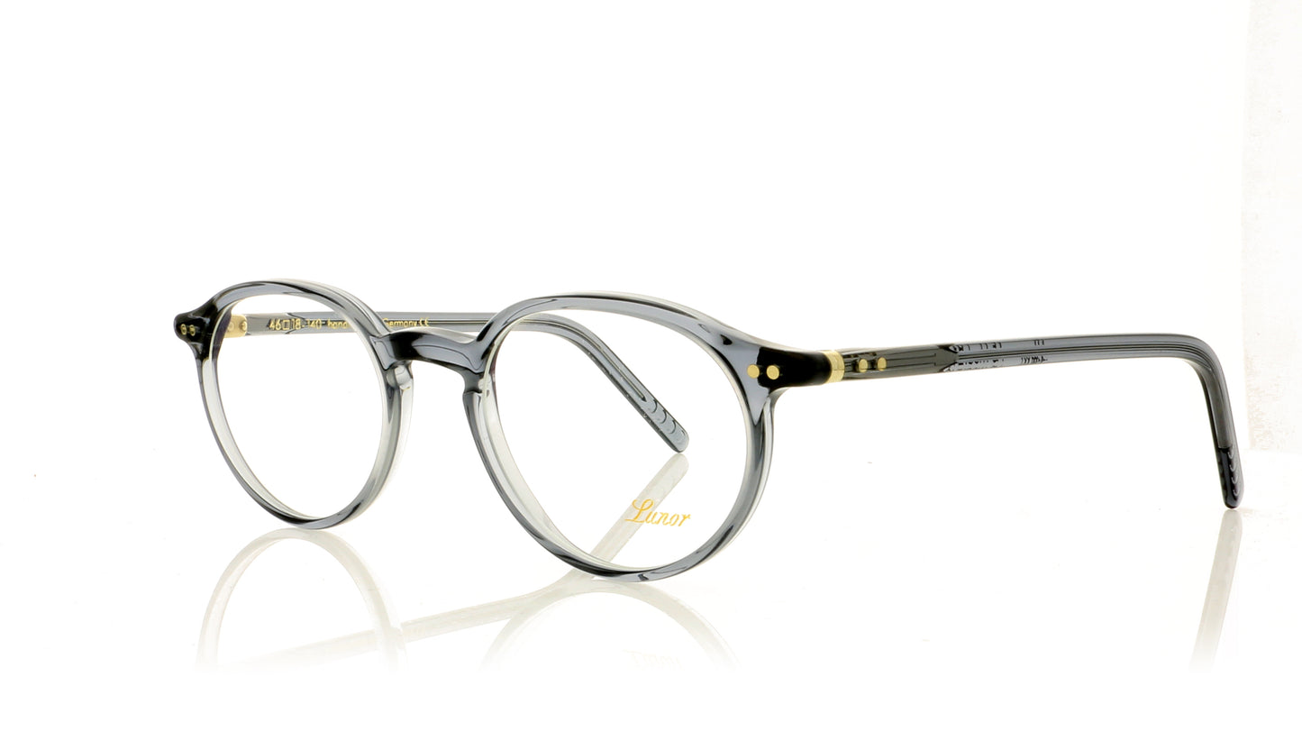 Lunor LU215 41 Crystal Grey Glasses - Angle