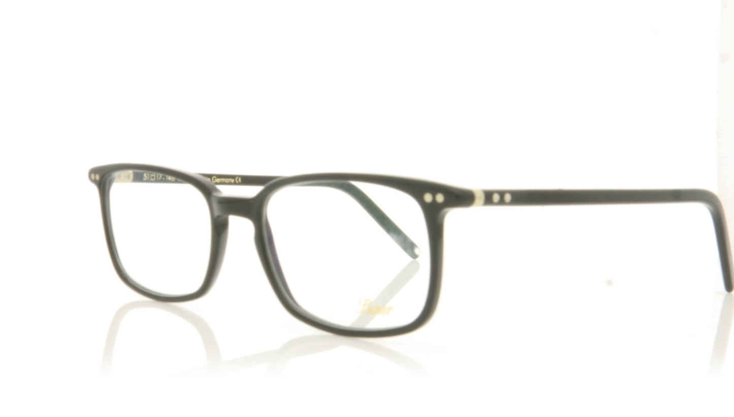 Lunor LU232 1 Black Glasses - Angle