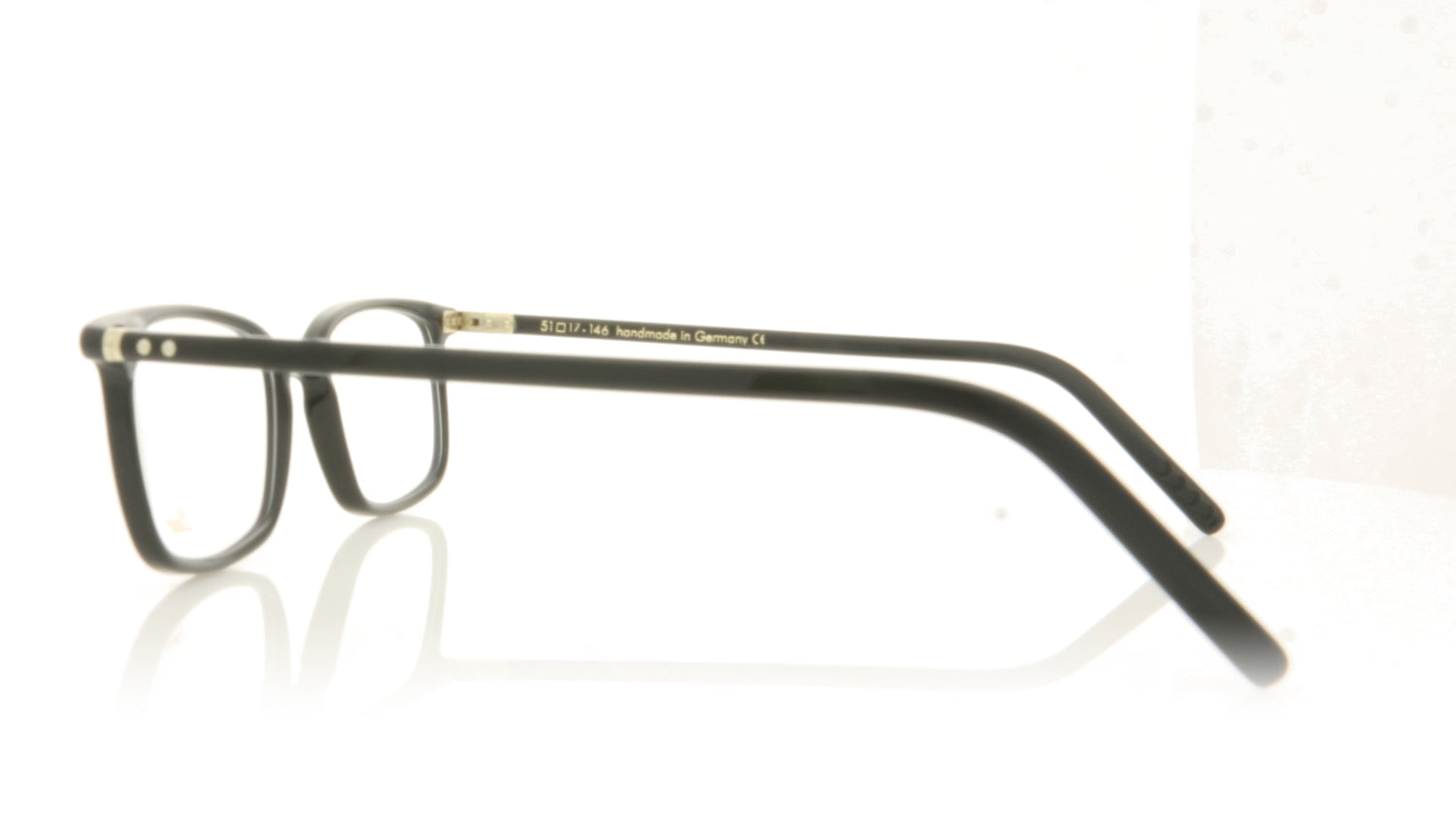 Lunor LU232 1 Black Glasses - Side