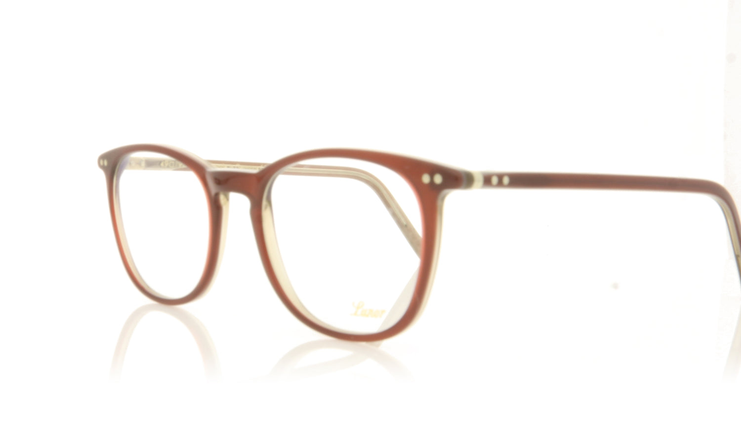 Lunor LU234 6 Red Glasses - Angle